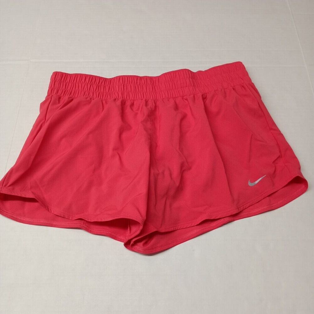 NWT Nike Women's One Dri-FIT Mid-Rise Shorts 3in Pink DX6010-629 Size L Large
